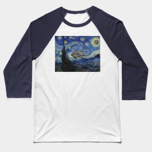 The Starry Warsy Night Baseball T-Shirt